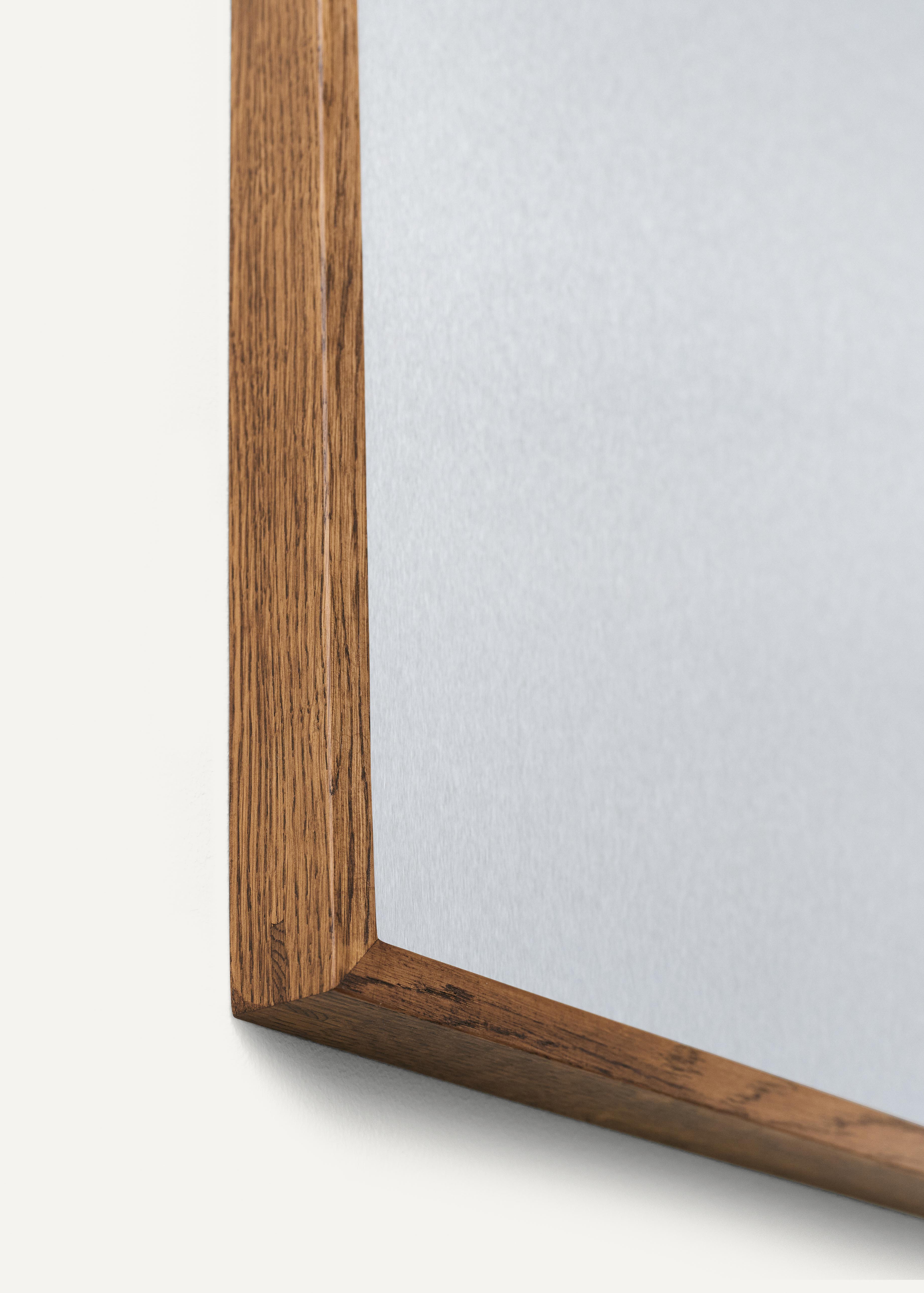 Magnetic Steel Board - Dark Oak